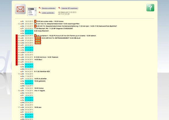 Terminkalender