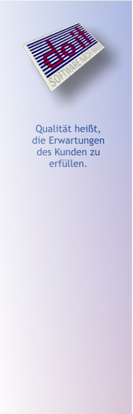 Bekenntnis zu Qualität